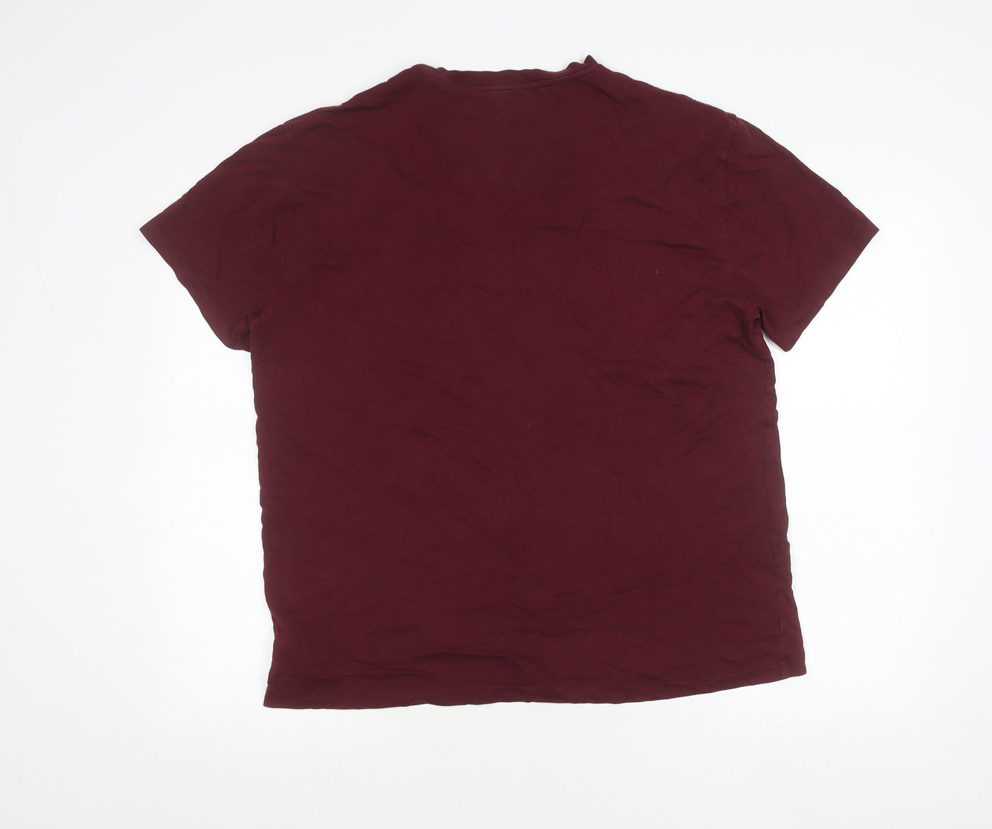 Ralph Lauren Men’s Red L Classic Fit Cotton Crew Neck T-Shirt