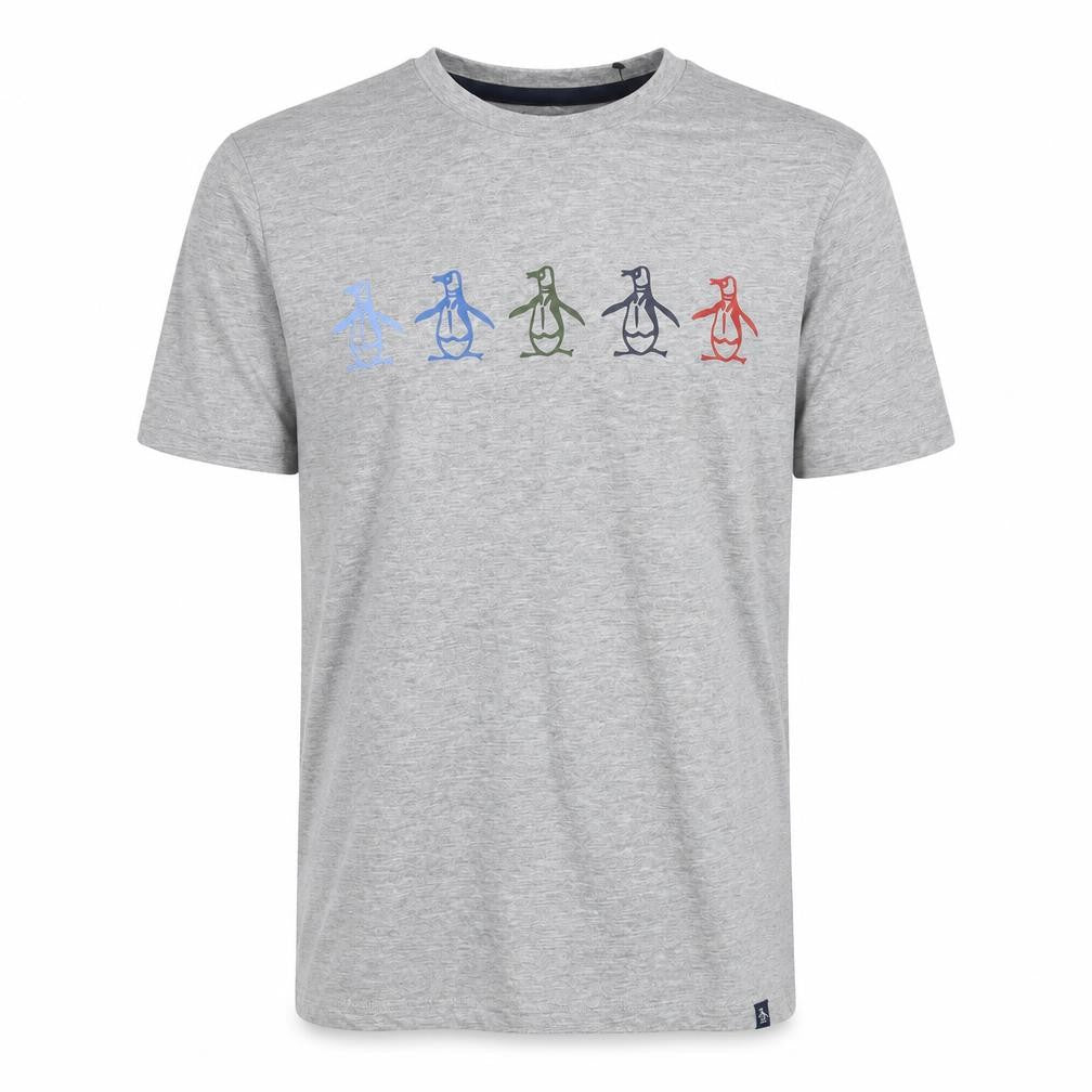 Original Penguin by Munsingwear Teens Grey Graphic Penguin Logo T-Shirt 12 Slim