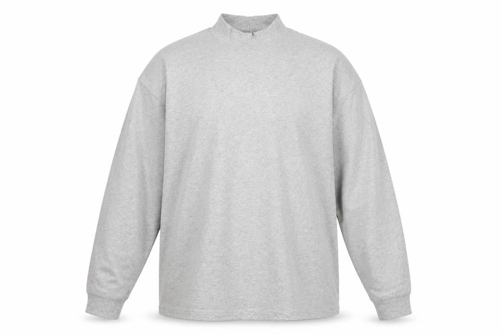 Mens UK 2XL Classic Lands' End Grey Pullover Sweatshirt