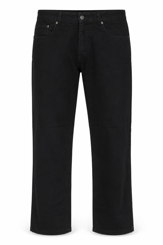 Merc London Men’s Black Chino Trousers Size 34 Straight Leg Cotton