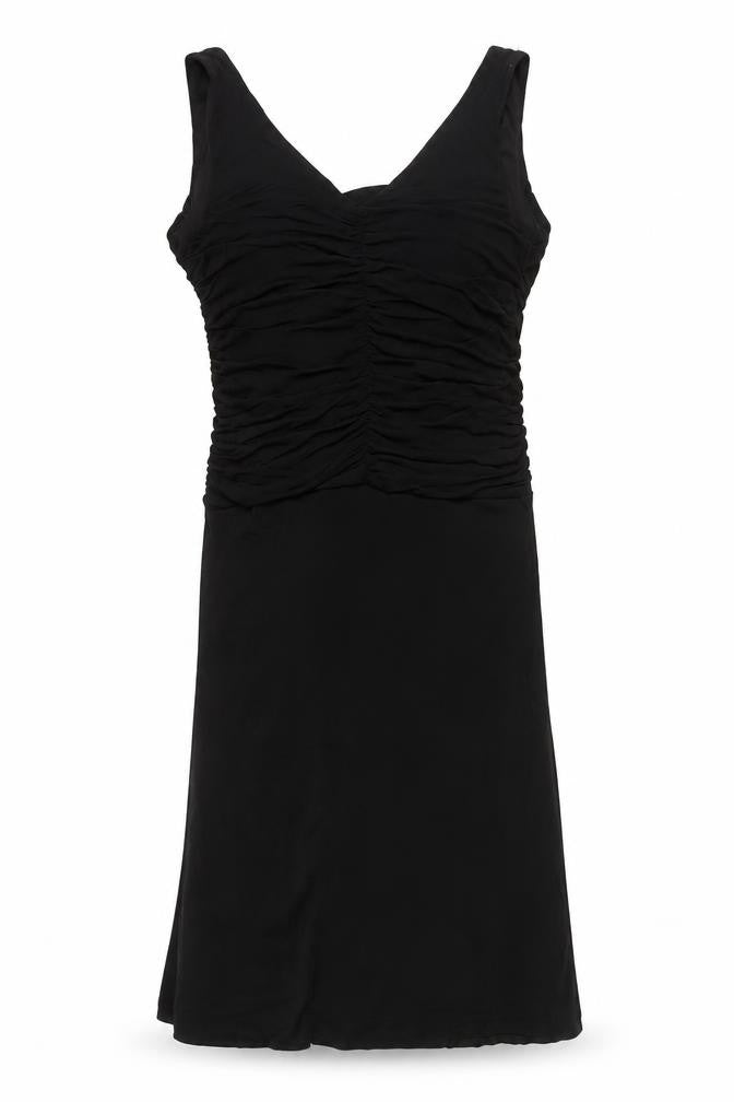 Coast Womens Black Size 16 Formal Sheath Ruched Long Dress