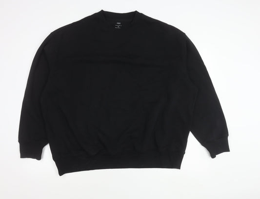 Marks and Spencer Womens Black 2XL Oversized Fit Sweatshirt
