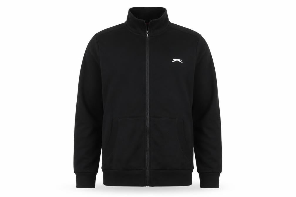 Slazenger Mens Black XL Full Zip Track Jacket Casual Sportswear