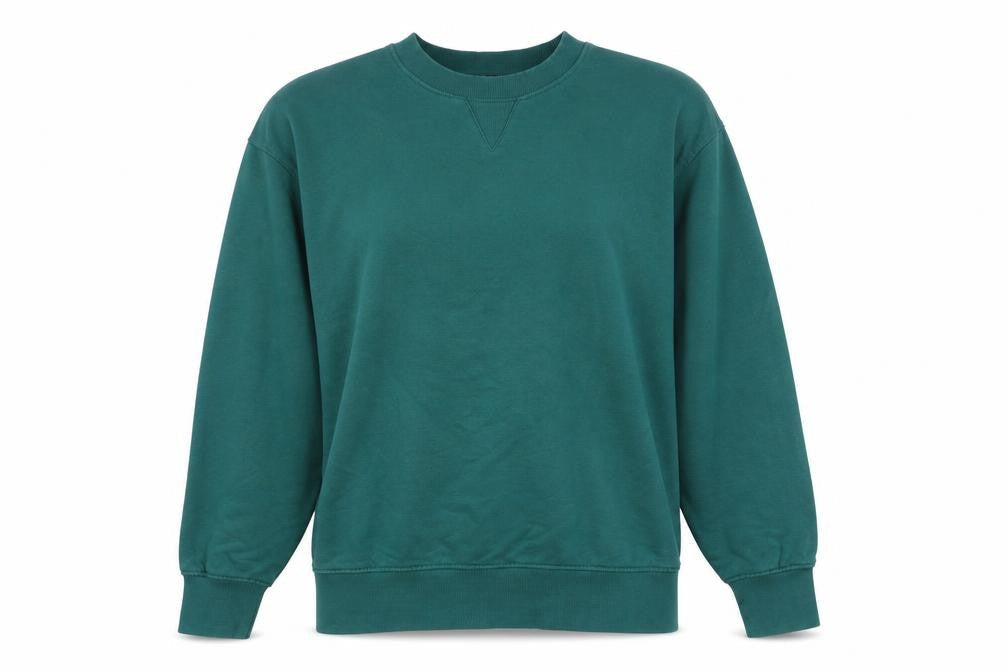 Zara Women’s Green Pullover Sweatshirt Size S Cotton Blend