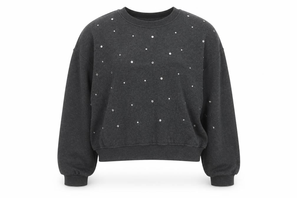 Marks and Spencer Women’s Grey Jewel Pullover Jumper Size L Regular