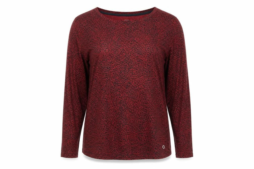 Marks and Spencer Women’s Red Animal Print Long Sleeve T-Shirt Size 18