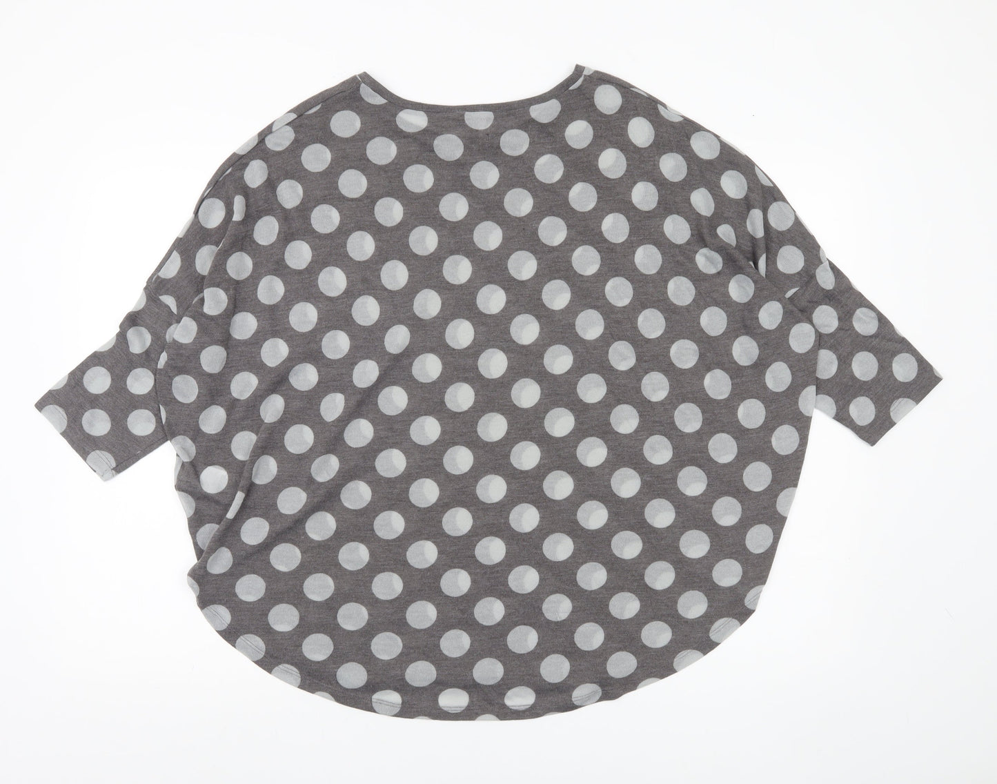 Phase Eight Women’s Grey Polka Dot Jumper Size 16 Pullover Knit