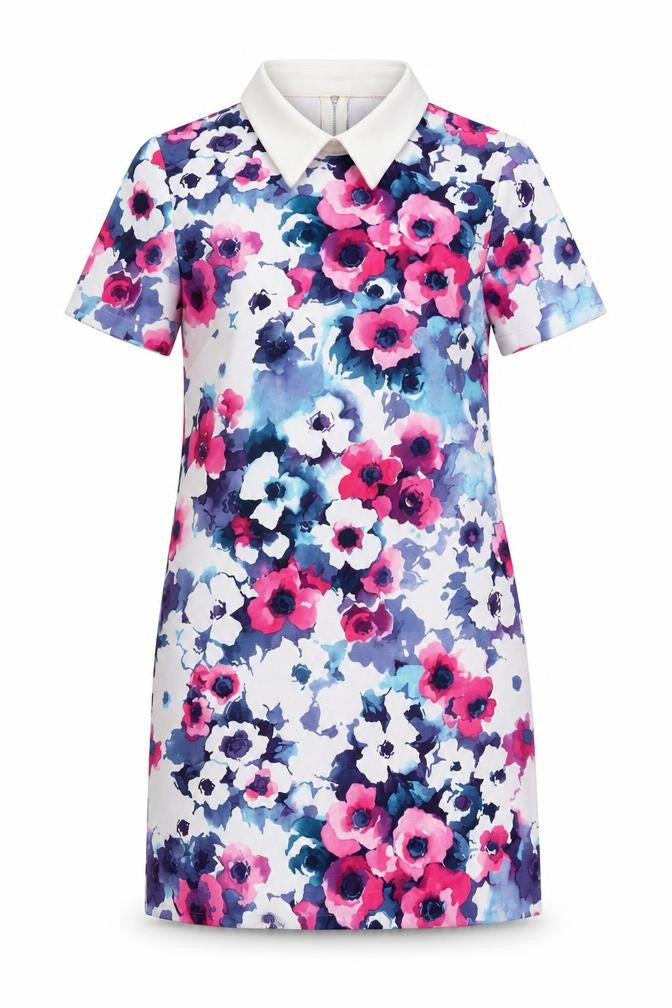Glamorous Women’s Multicoloured Floral Shift Dress Size 12