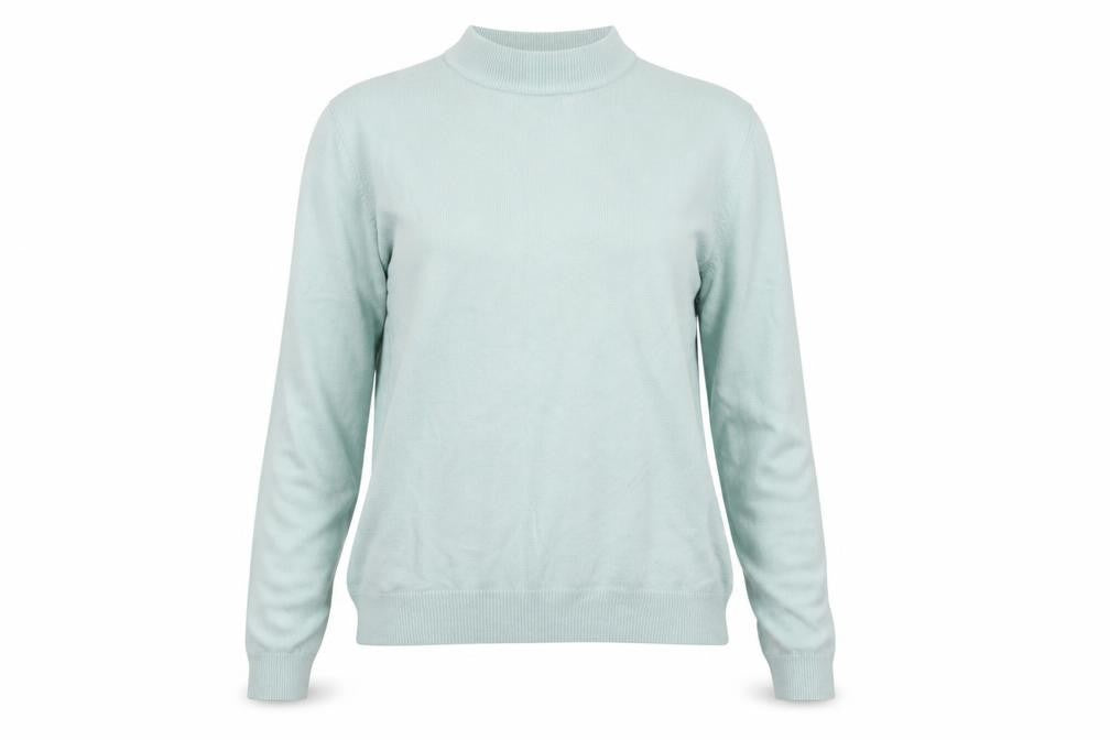 Marks and Spencer Women’s Green Size 10 Mock Neck Pullover Jumper