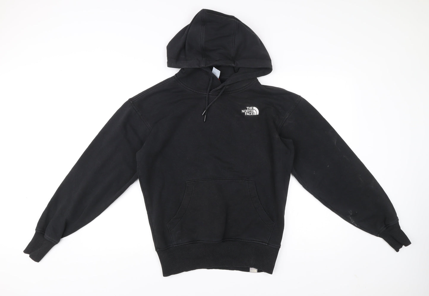 The North Face Womens Black Pullover Hoodie Size M 70% Cotton