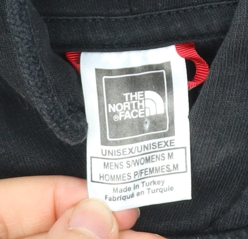 The North Face Womens Black Pullover Hoodie Size M 70% Cotton