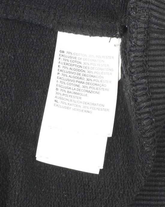 The North Face Womens Black Pullover Hoodie Size M 70% Cotton
