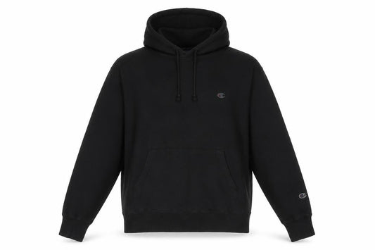 Womens UK XL Regular Champion Black Pullover Hoodie