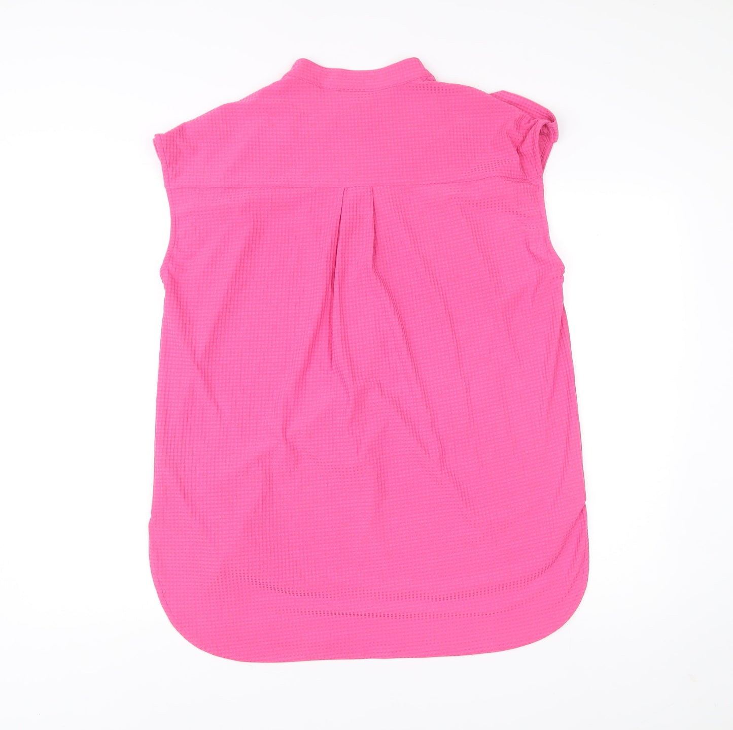Next Women’s Pink Size 16 Sleeveless Tunic Blouse V-Neck