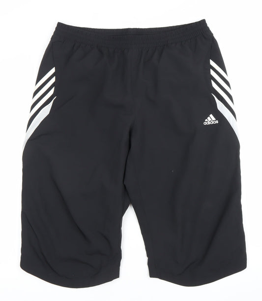 Adidas Mens Black XL Track Trousers Sports Activewear