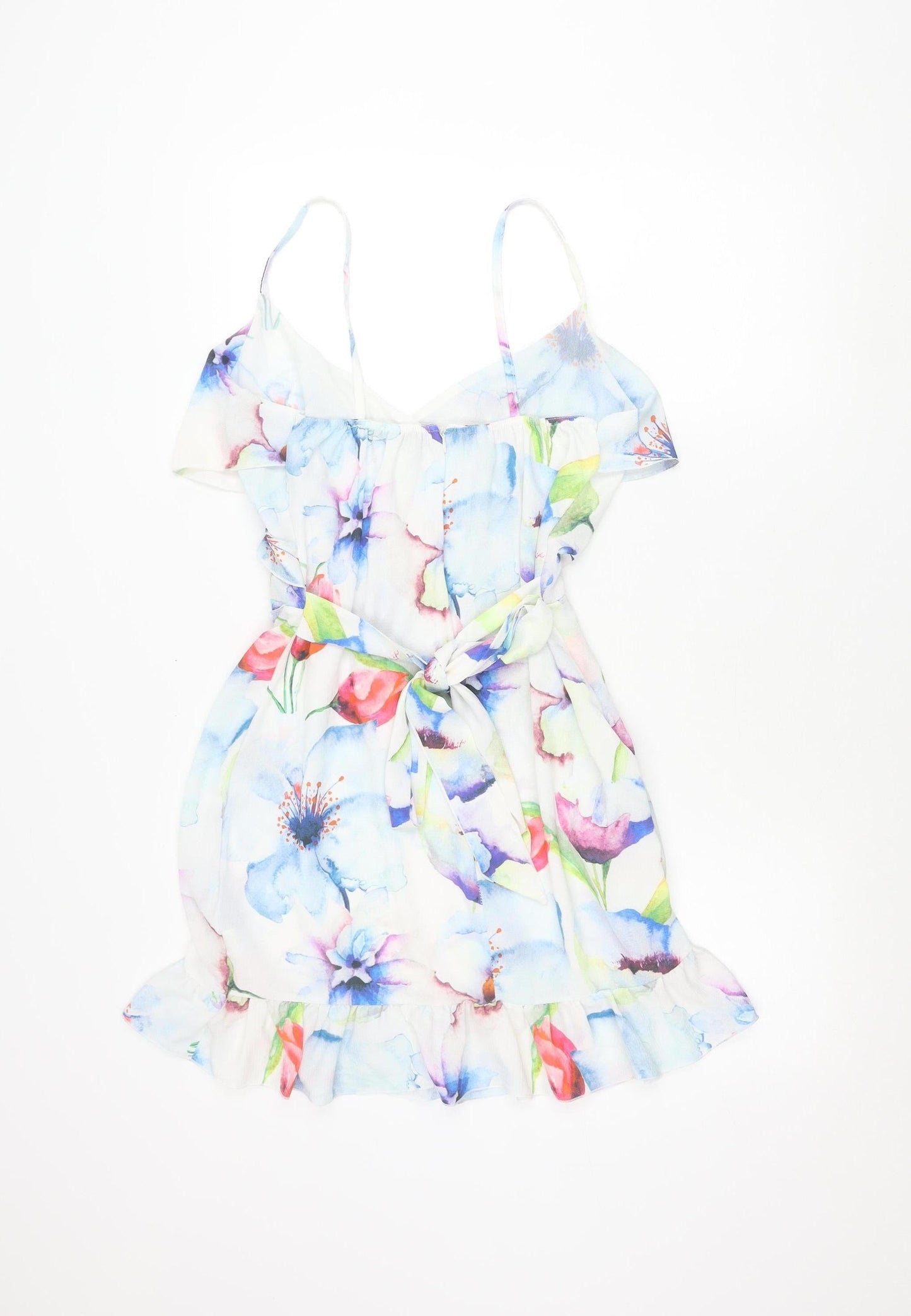 Boohoo Women’s Multicoloured Floral Slip Dress Size 10