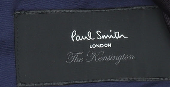 Paul Smith Men Blue 42 Slim Fit Pinstripe Wool Blazer Jacket