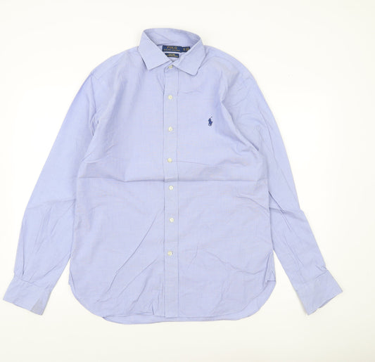 Ralph Lauren Men’s Blue Classic Fit Cotton Long Sleeve Shirt Size 15.5