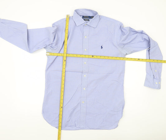Ralph Lauren Men’s Blue Classic Fit Cotton Long Sleeve Shirt Size 15.5