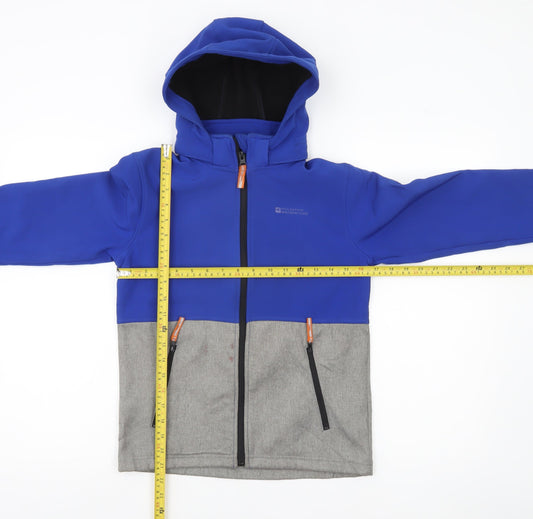 Mountain Warehouse Boys Blue Grey Full Zip Hoodie Jacket 11-12 Years
