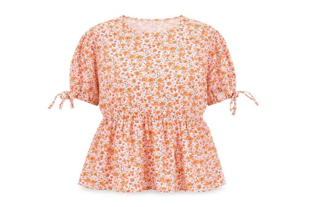 In The Style Womens Floral Tunic Blouse Size 14 Multicoloured