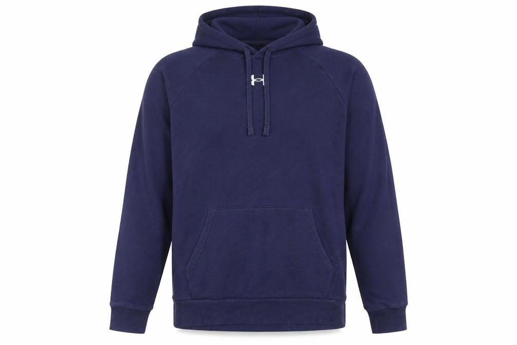Mens UK M Regular Under armour Blue Pullover Hoodie
