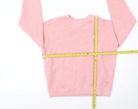 Jack Wills Womens Pink Sweatshirt UK 8 Cotton Blend Casual Pullover