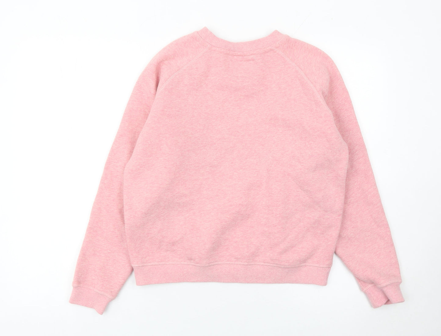 Jack Wills Womens Pink Sweatshirt UK 8 Cotton Blend Casual Pullover