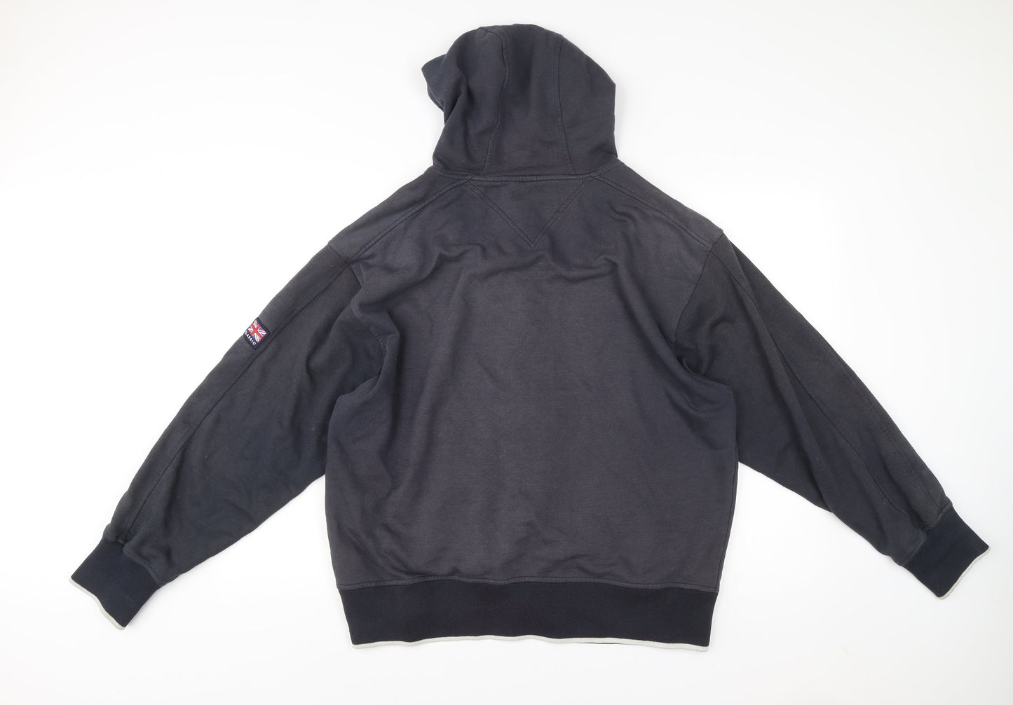Reebok Classic Men’s Black Full Zip Hoodie L Logo Sportswear