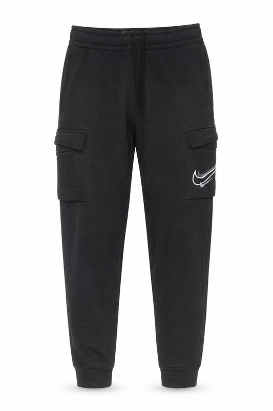 Nike Men’s Black Joggers S Regular Fit Fleece Sports Trousers