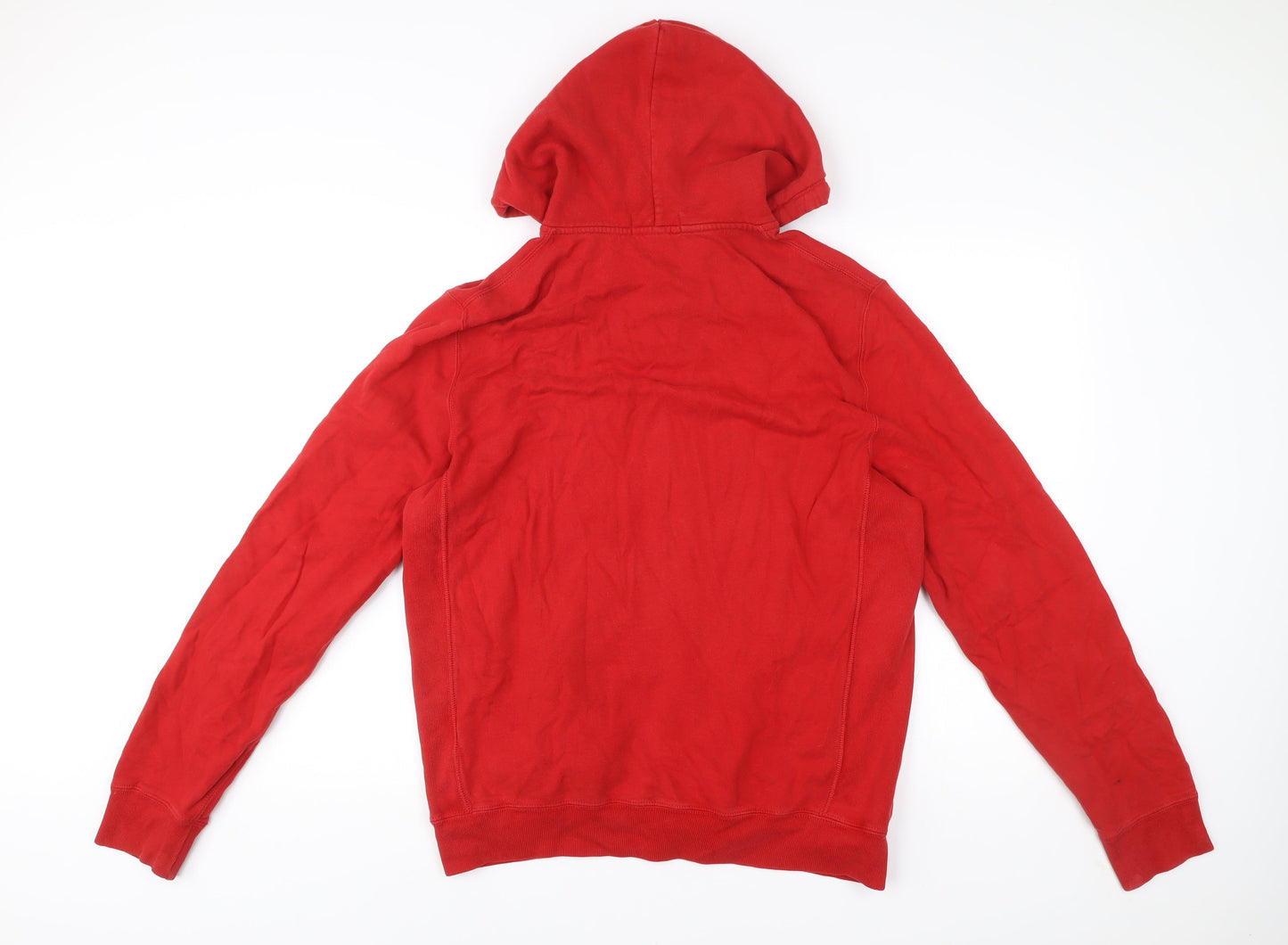 Ralph Lauren Men’s Red Full Zip Hoodie Size M Cotton Blend