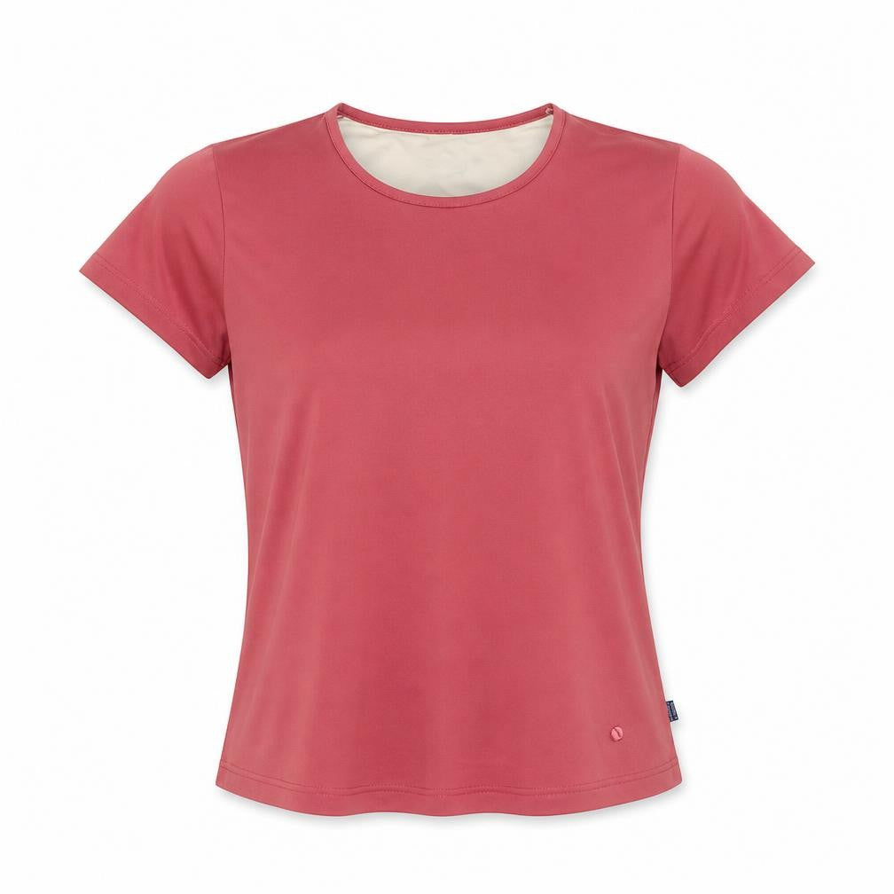 Womens UK Size 12 Regatta Red Polyester T-Shirt