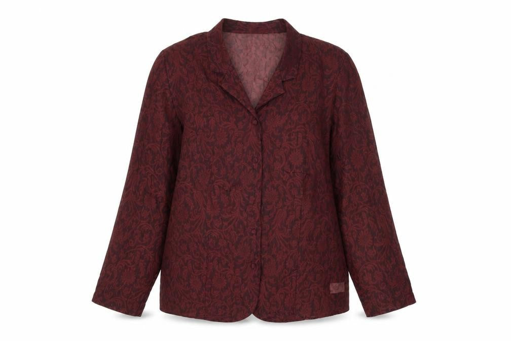 Marks & Spencer St Michael Womens Red Paisley Blazer UK 18