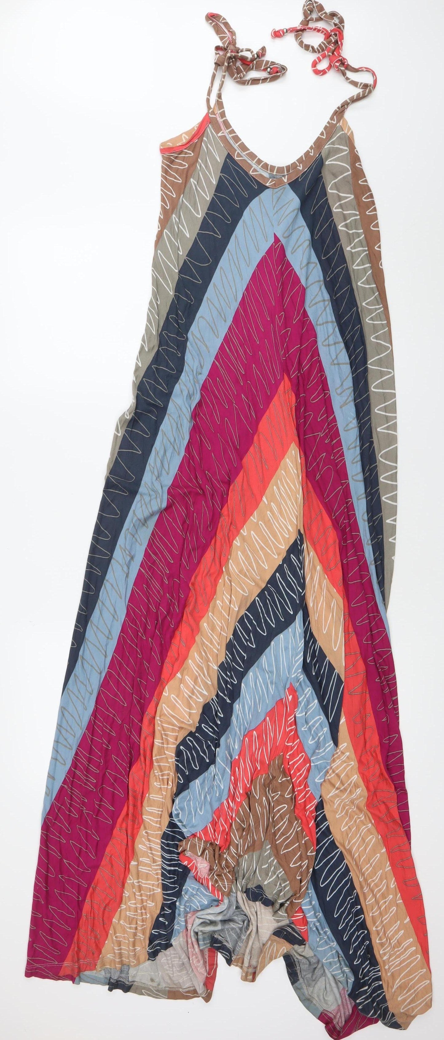 French Connection Women’s Multicoloured Size 8 Maxi Dress