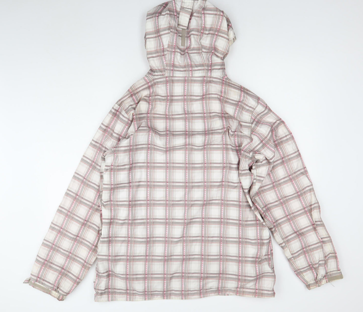Regatta Womens Plaid Waterproof Rain Coat Jacket UK 16 Multicoloured
