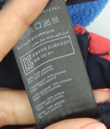 Joules Boys Blue Black Hooded Fleece Jacket Age 6 Years Full Zip