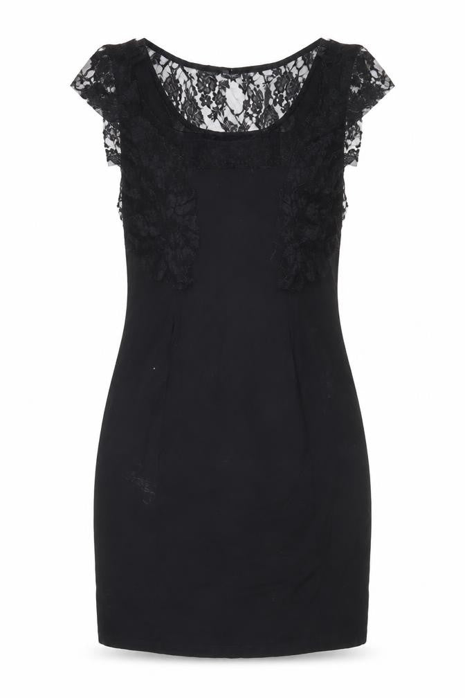 Next Women’s Black Lace Sheath Cocktail Party Dress Size 10