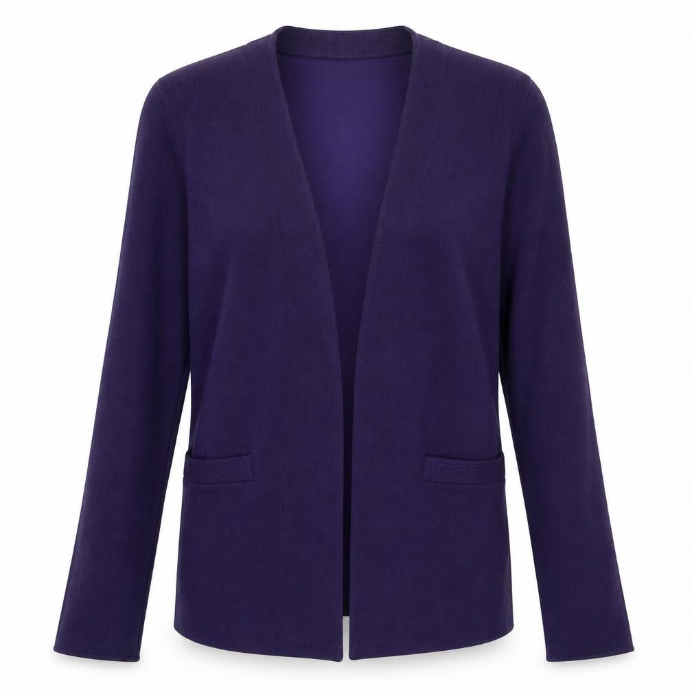 Weekenders Women’s Purple Cardigan Knit Long Sleeve Size S