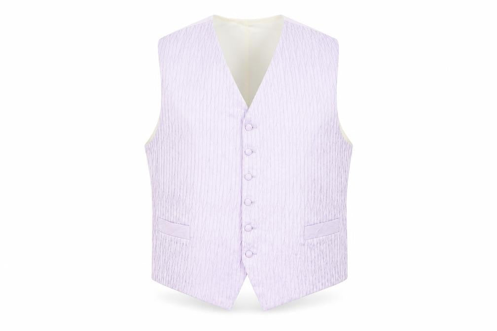 Swarbrick's Men's Purple Waistcoat Formal Striped Size 52