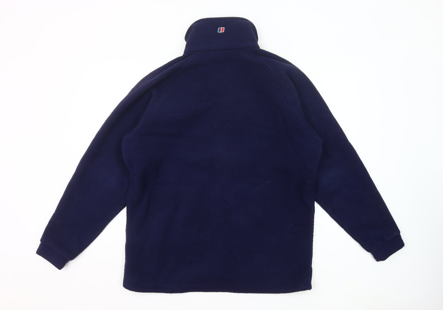 Berghaus Women Blue Fleece Jacket Size 14 Full Zip Outdoor