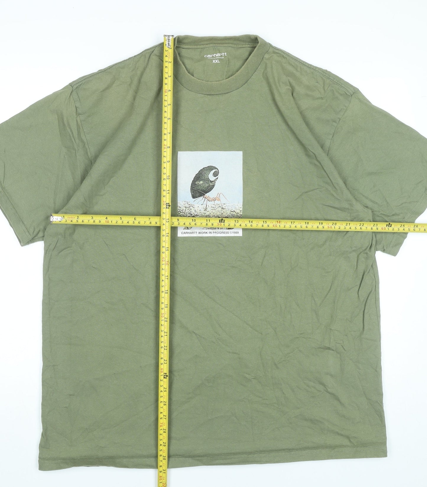Carhartt WIP Men's Green XXL Graphic Print Cotton T-Shirt