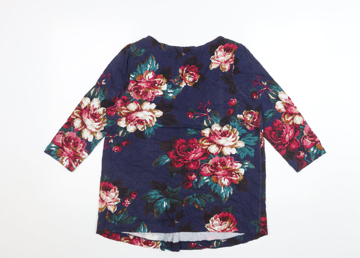Joules Womens Floral Tunic Top Multicoloured UK 14 Viscose