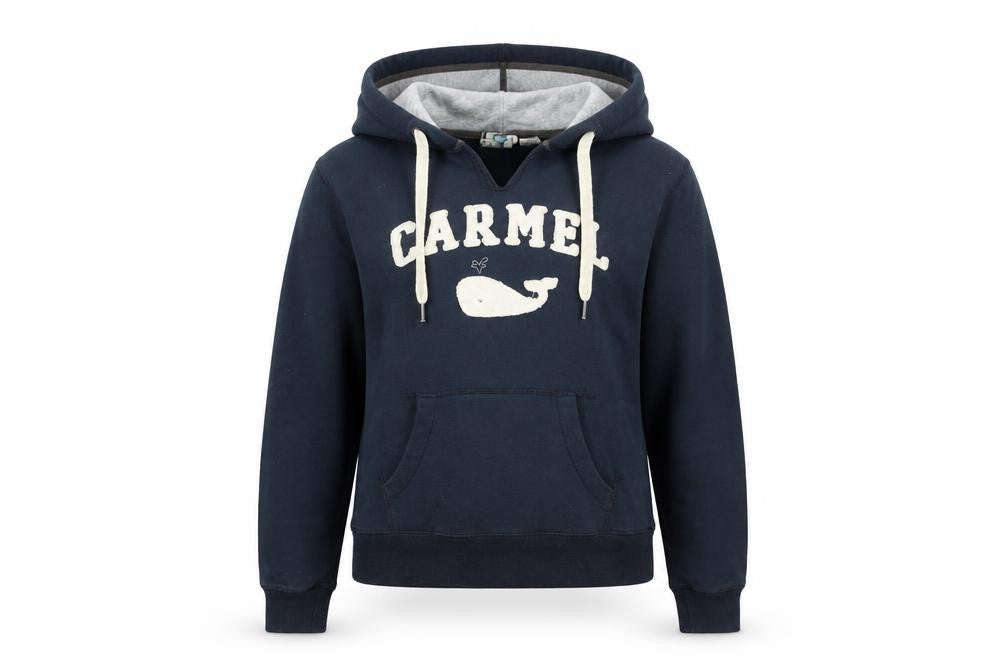 Blue 84 Women's Navy Pullover Hoodie Sweatshirt Size S Carmel Logo
