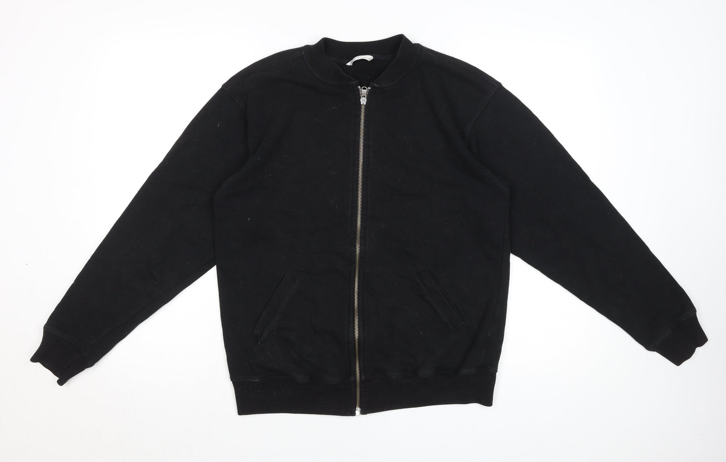 Marks and Spencer Women’s Black Jacket S Basic Zip Casual