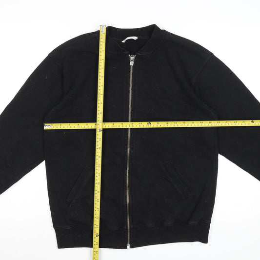 Marks and Spencer Women’s Black Jacket S Basic Zip Casual