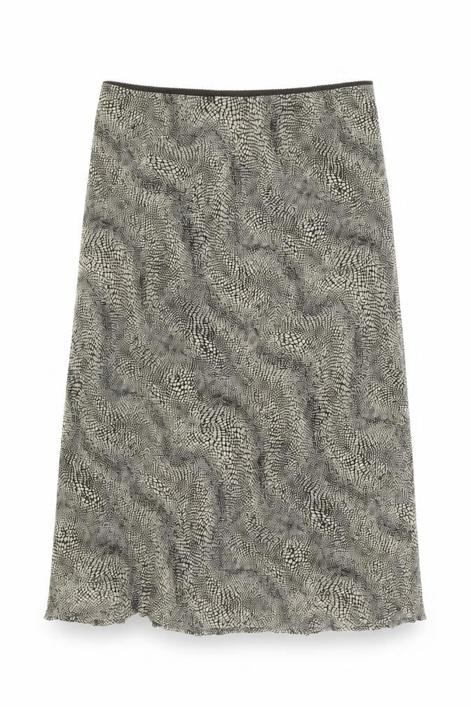 Next Womens Brown Animal Print Viscose Pencil Skirt UK 14