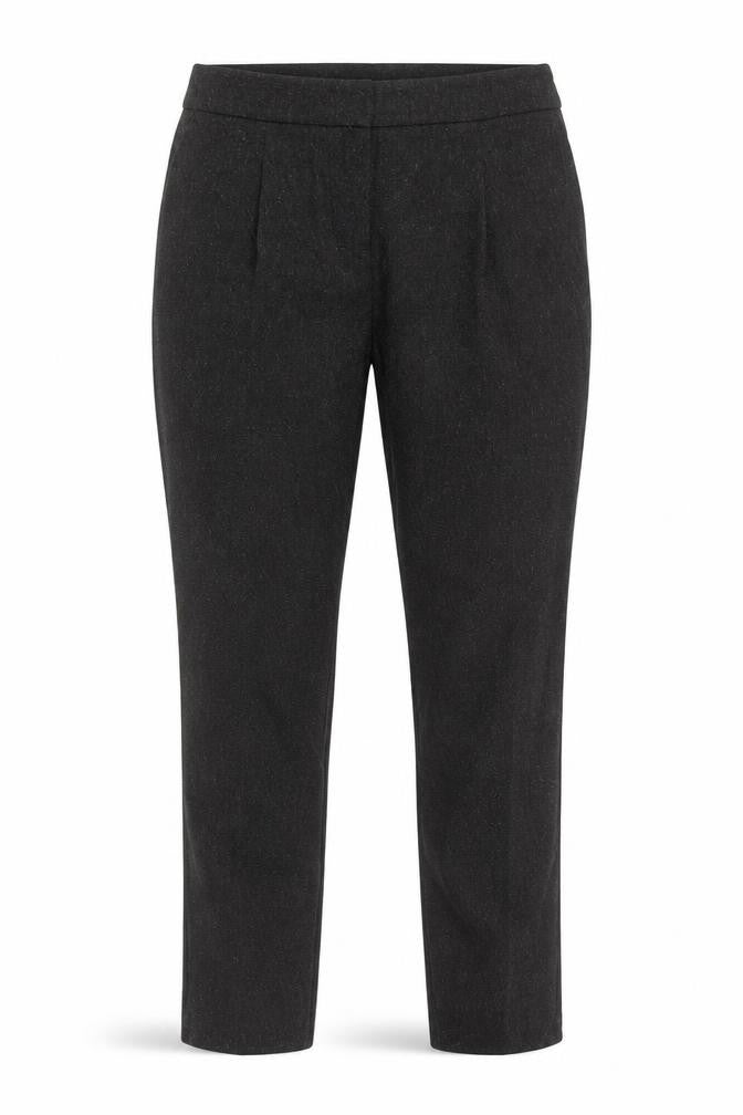 Marks and Spencer Men's Black Pleated Trousers M Regular Fit