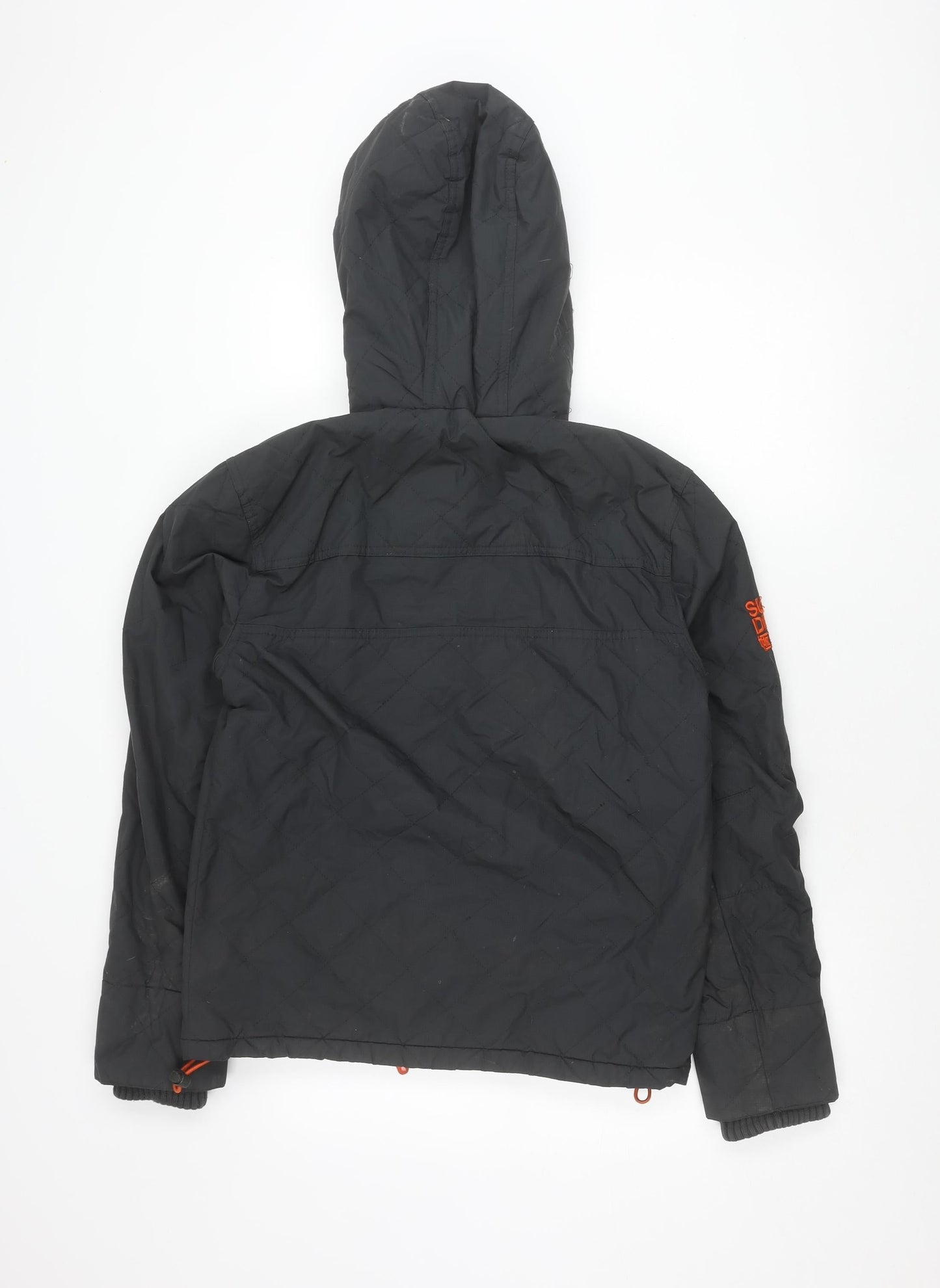 Superdry Men's Black XS Windcheater Hooded Jacket Outdoor