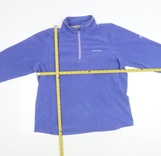 Craghoppers Womens Blue Fleece Pullover Sweatshirt UK 14