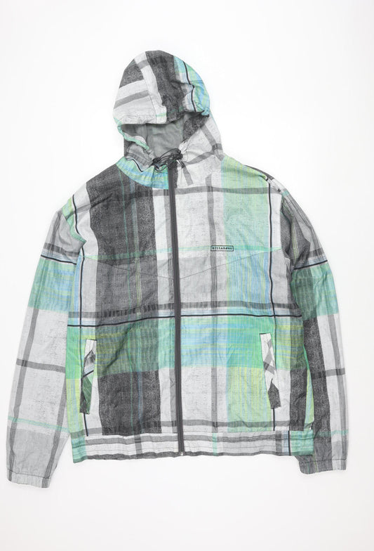 Billabong Men's Multicoloured 2XL Windbreaker Jacket with Hood